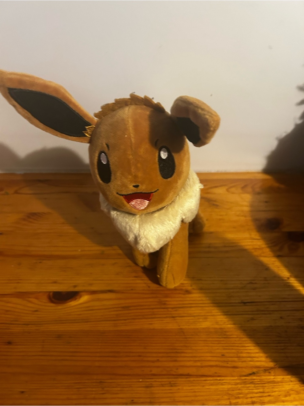 Pokémon Eevee Plush Toy - Brown and Cream Soft Stuffed Small Pet